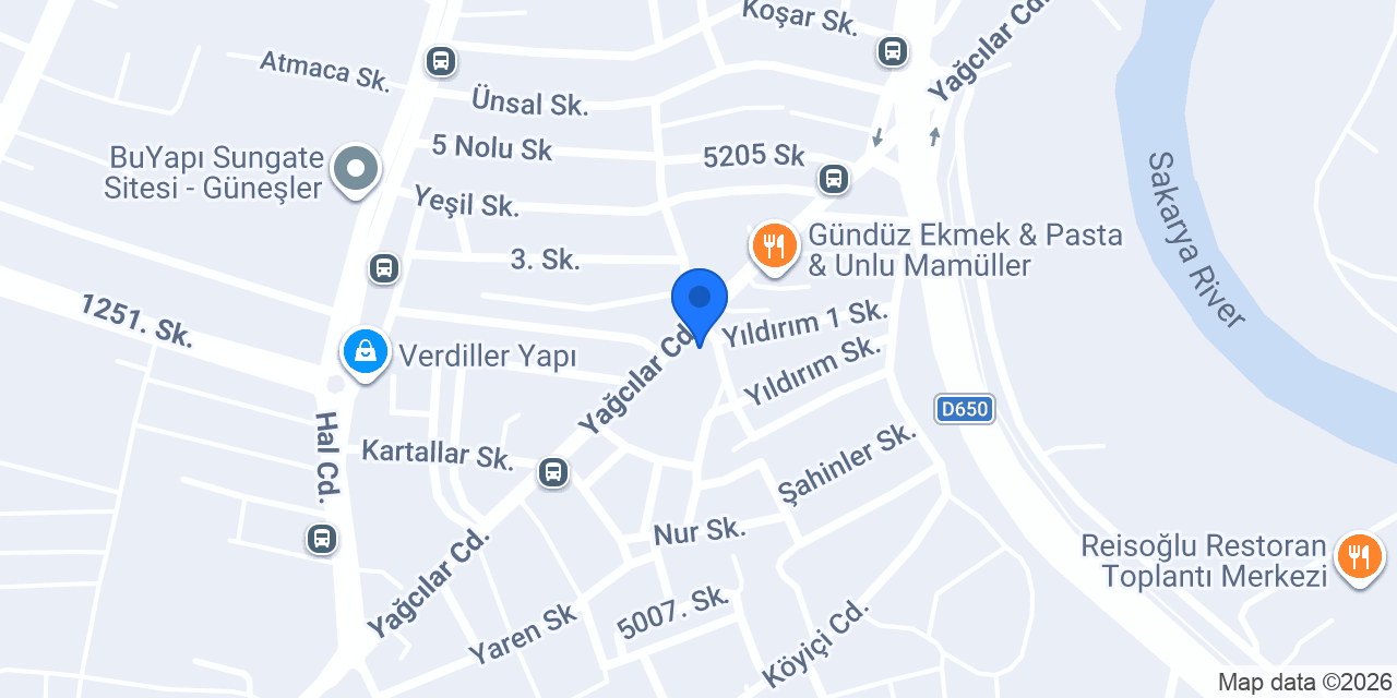 Çolakoğlu Market konumu