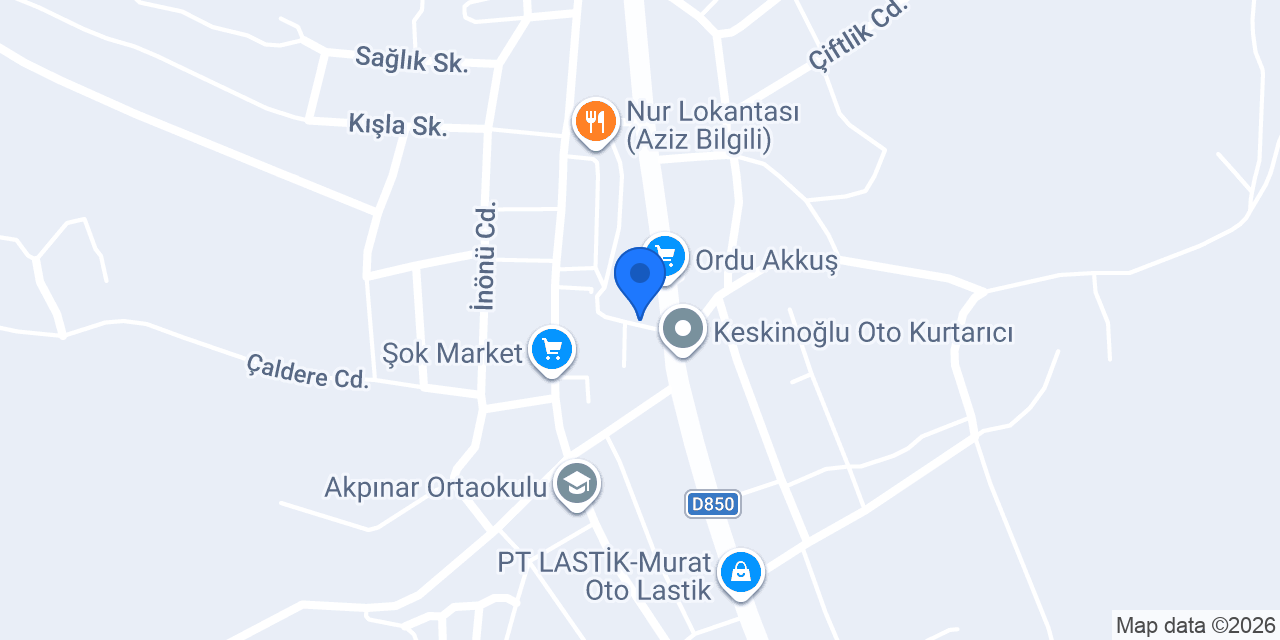 Cevat sami küpçük konumu