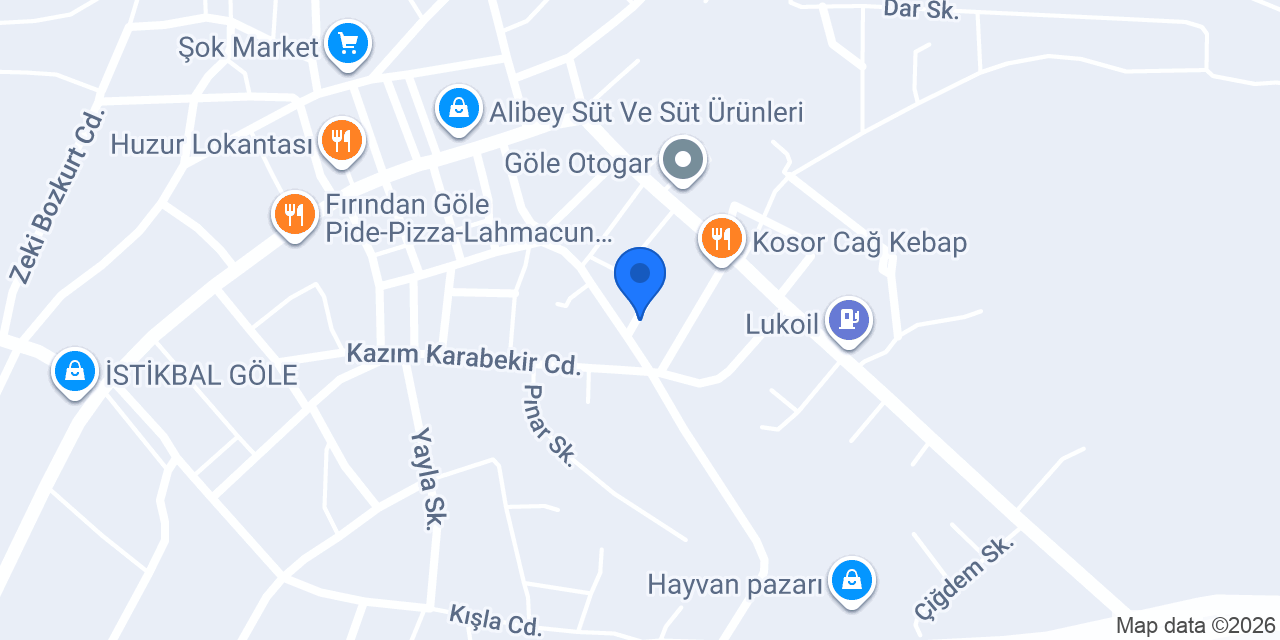 Göle Halk Eğitim Merkezi konumu