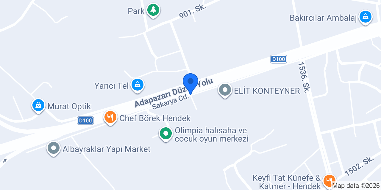 SEFA & MERVE MOBİLYA HENDEK konumu