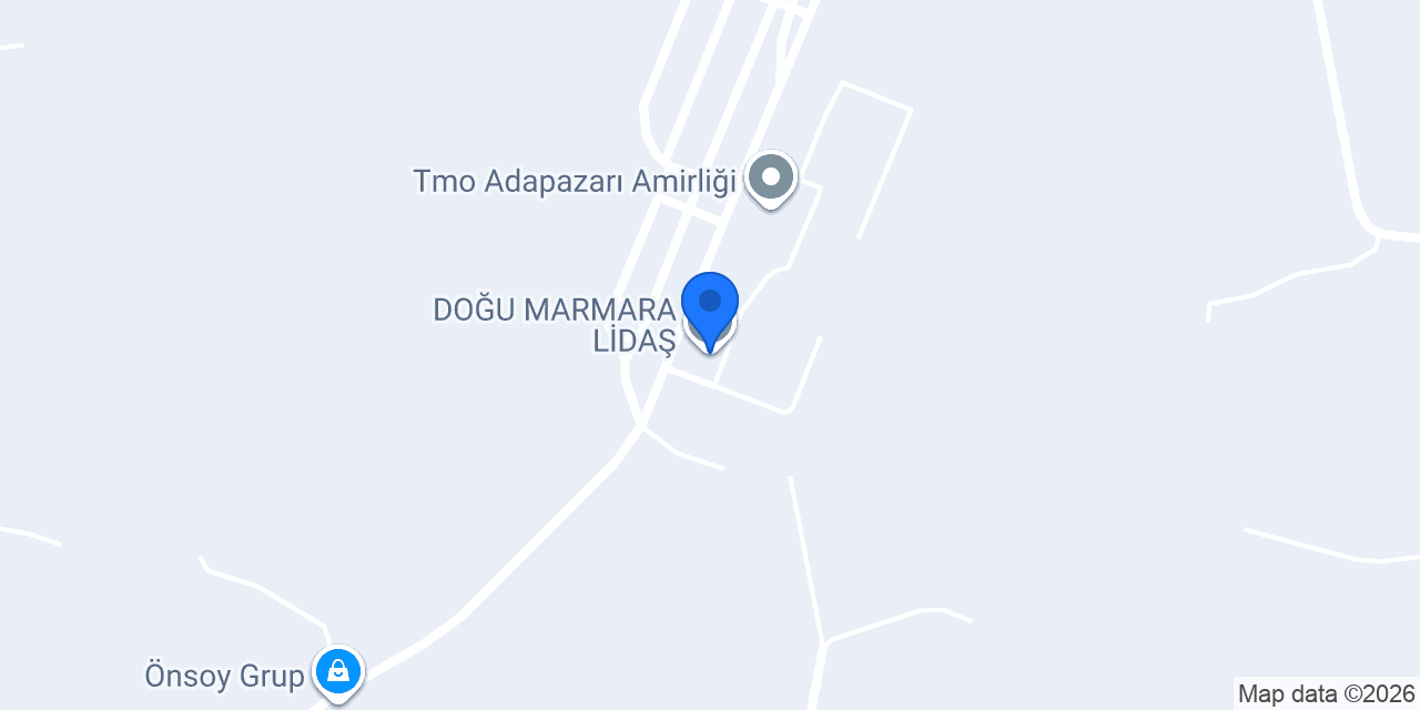 DOĞU MARMARA LİDAŞ konumu