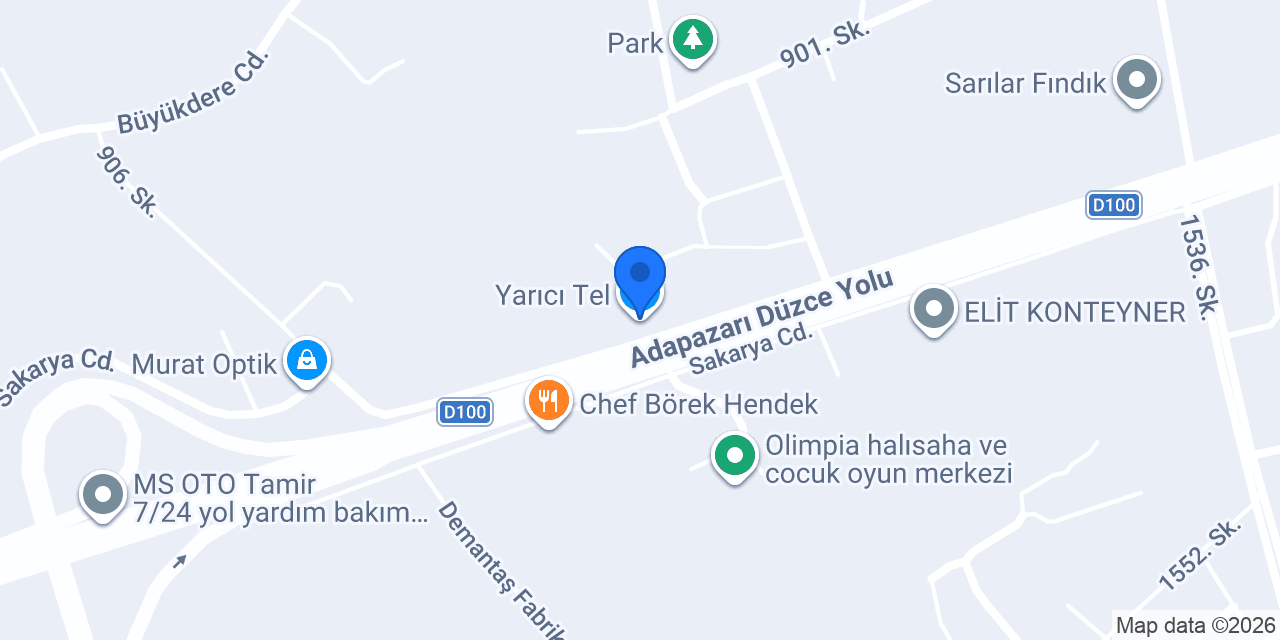 Yarıcı Tel konumu