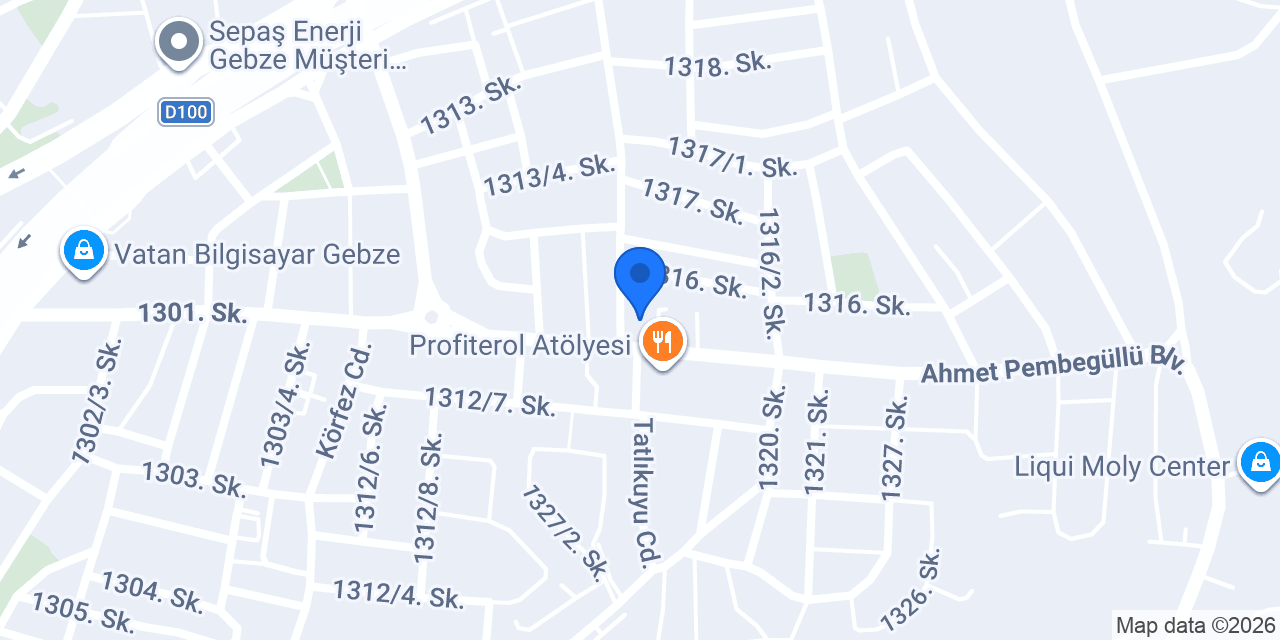 Gebze 14. Noter konumu