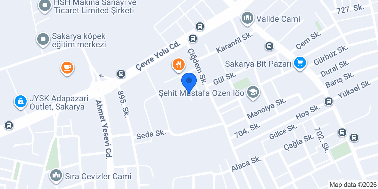 Ece İnşaat Taah. San. ve Tic. Ltd. Şti. konumu