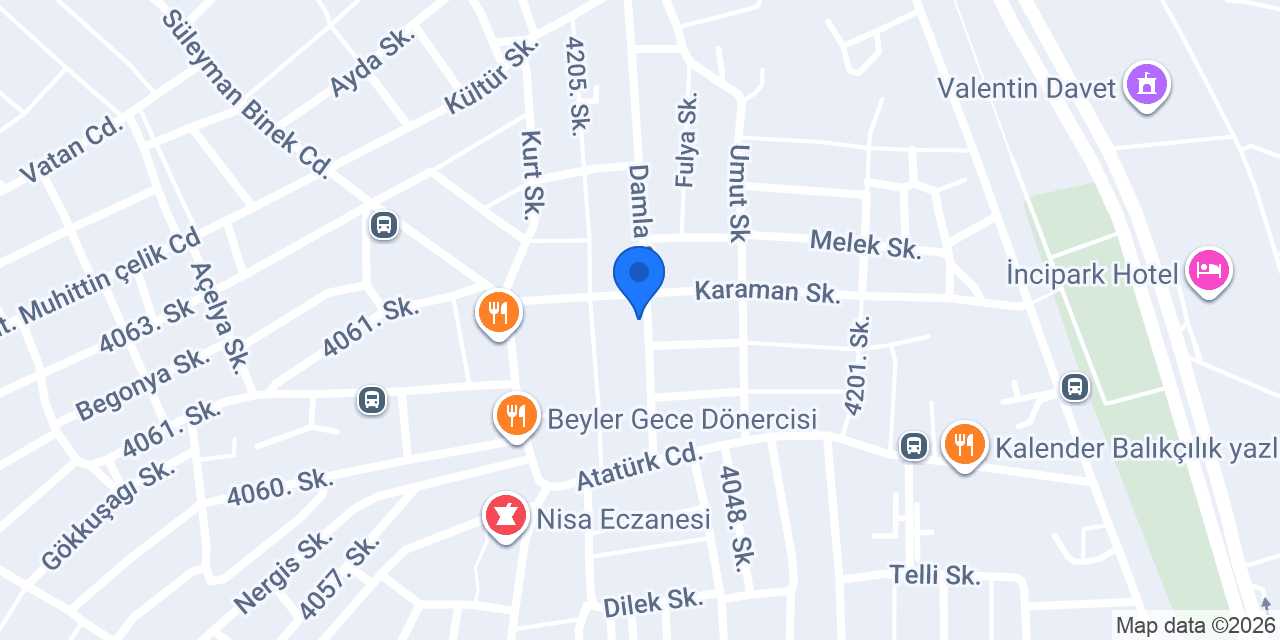 Kırk Lokma Yemekçilik konumu