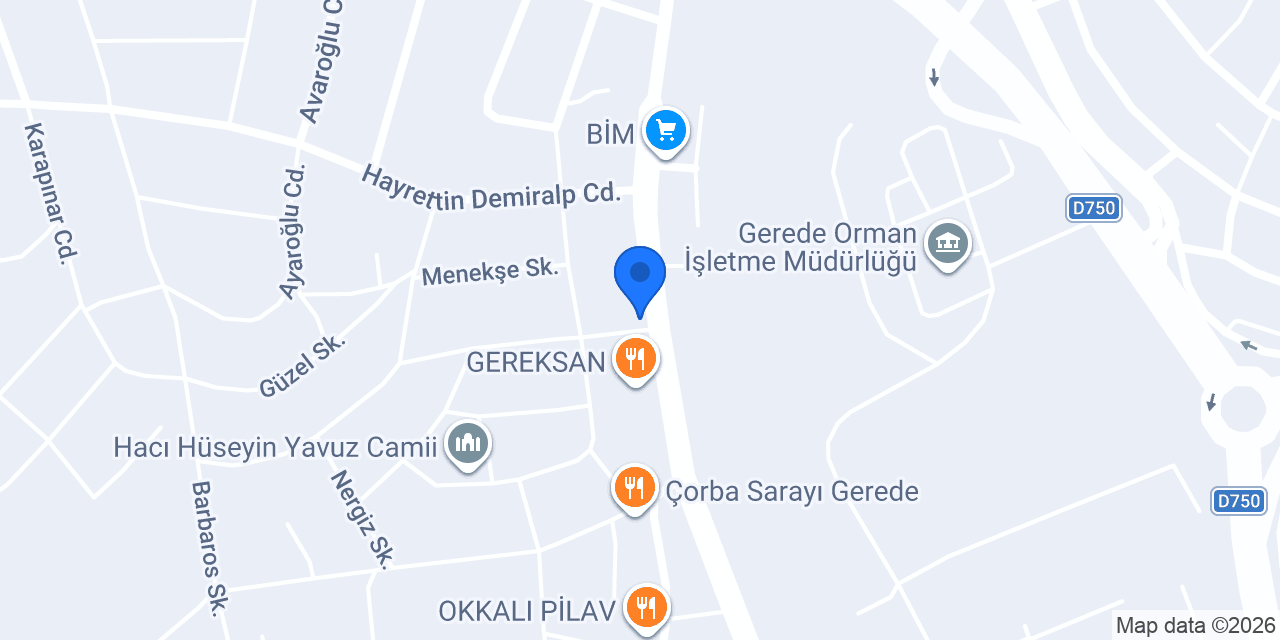 Öztürk Hafriyat konumu
