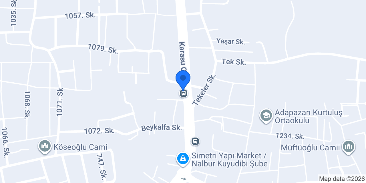 Ada Turkuaz Boya konumu