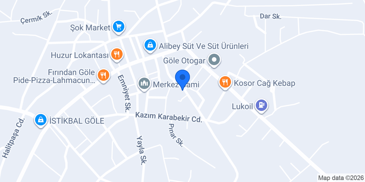 Ozguven Kebap konumu