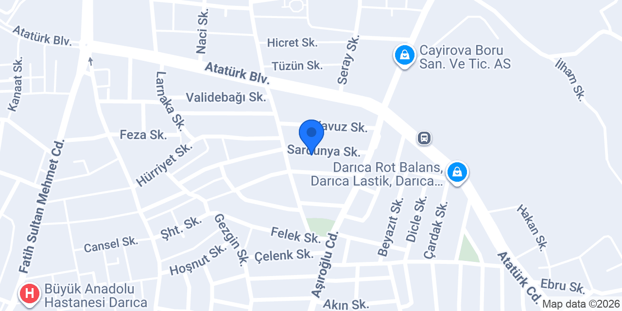 Darıca Ceylan Elektrik (Gebze - Çayırova) konumu