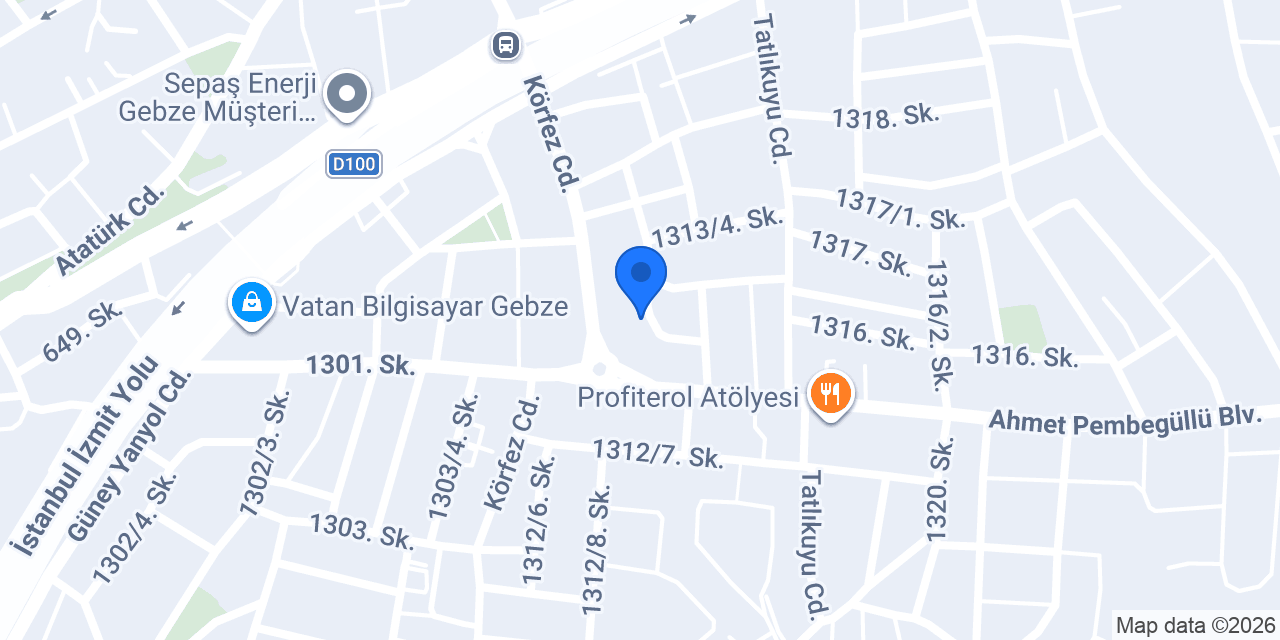 Gebze Ford konumu