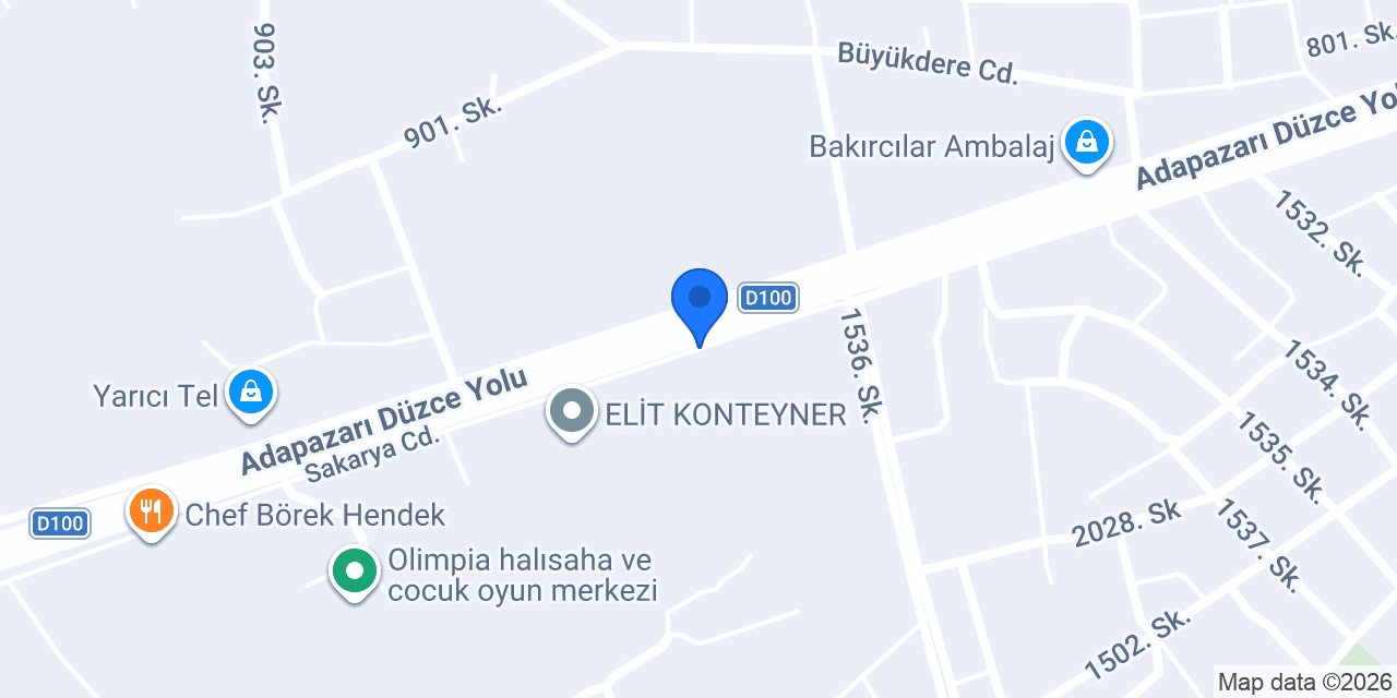 100. YIL ANAOKULU konumu
