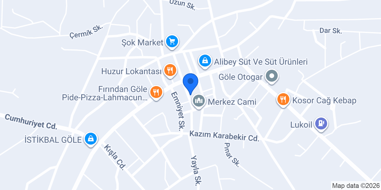 Akçay Otel konumu