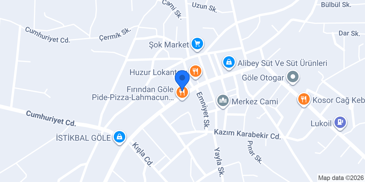 Oses Çiğ Köfte konumu