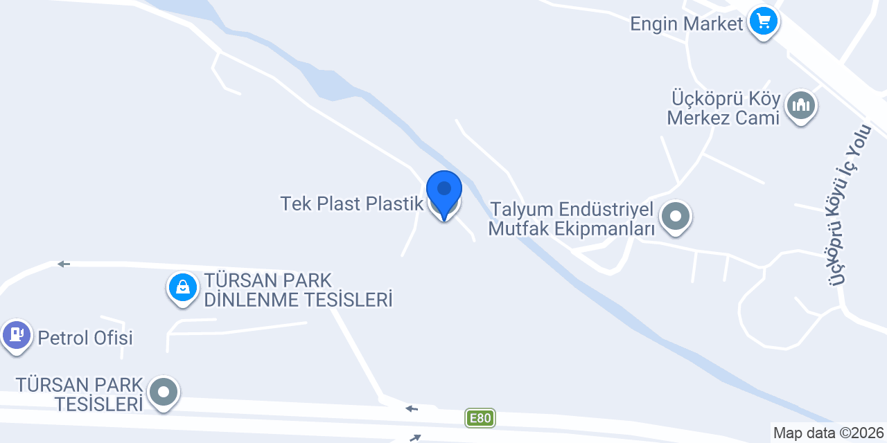 Tek Plast Plastik konumu