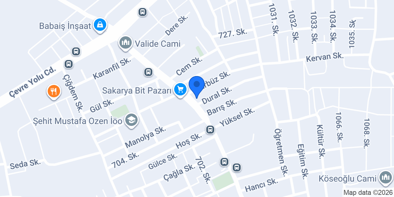 Bilgi Kırtasiye konumu