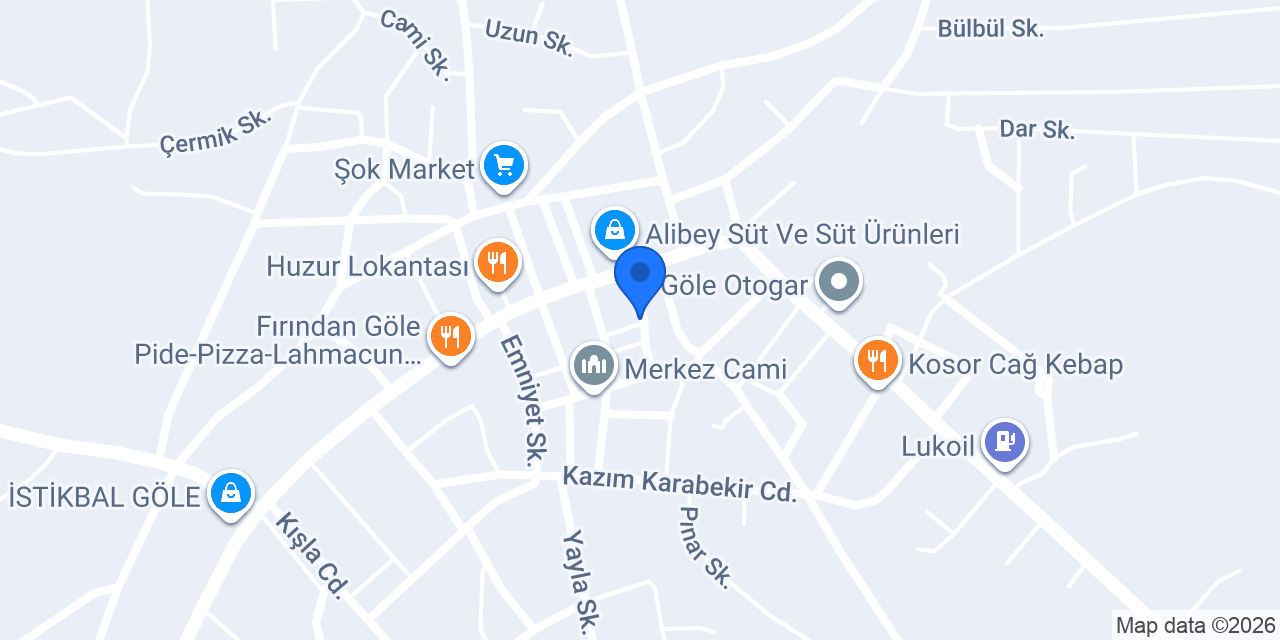 Ardahan Göle İdeal Sigorta Şubesi konumu