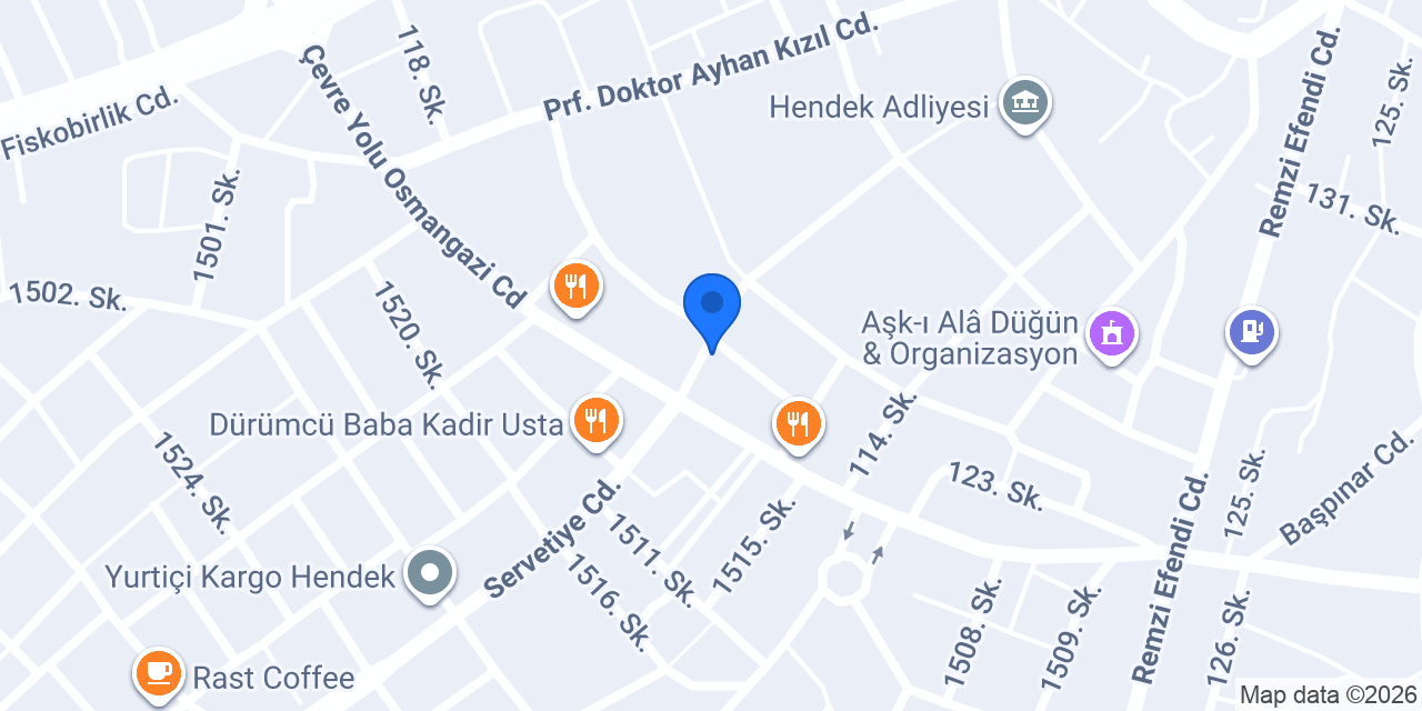 Demliks Kahvaltı Hendek konumu