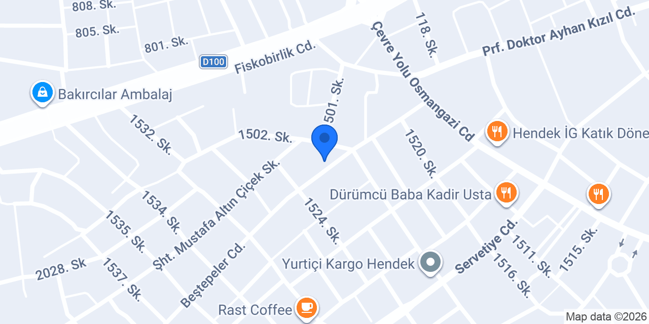 MEGA OTOMOTİV konumu