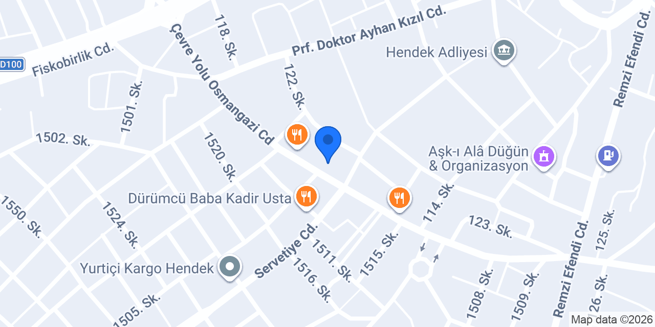 Karaköse Pide Lahmacun konumu