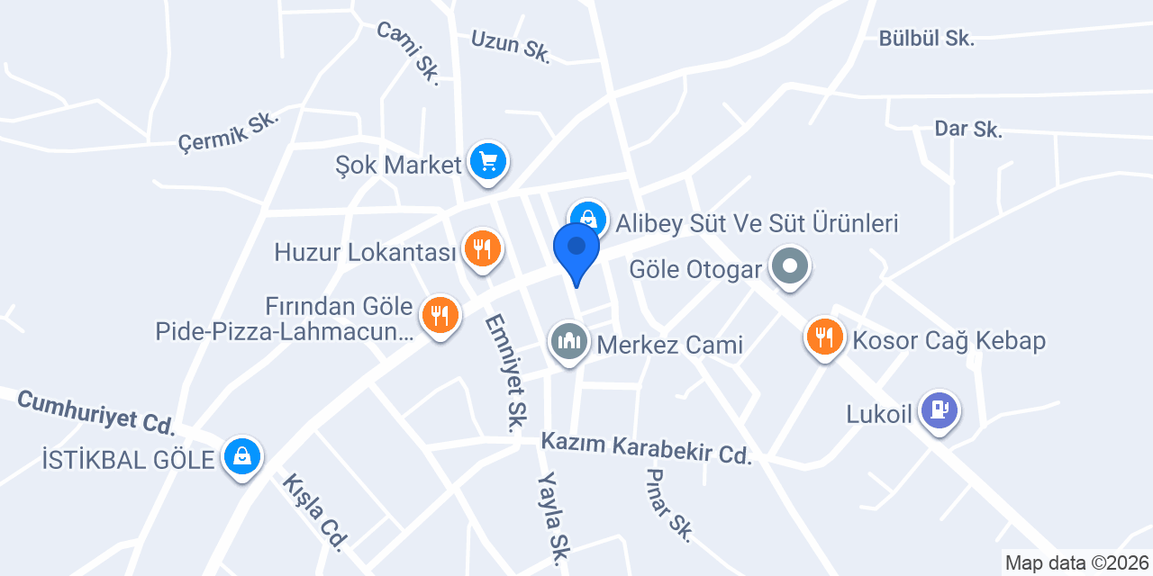 GÖLE BİLGE KURS MERKEZİ konumu