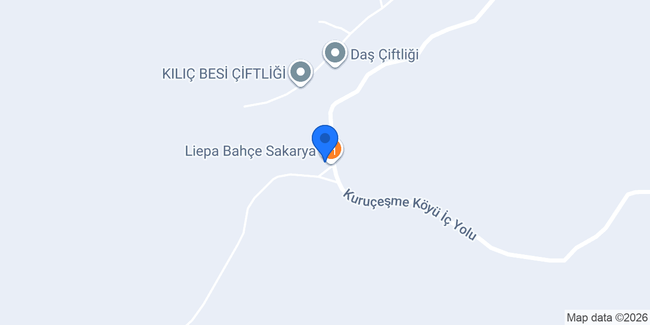 Liepa Bahçe konumu