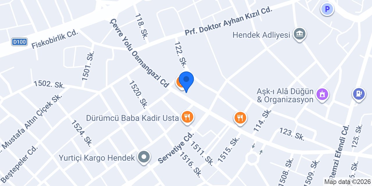 Cadde Katık Hendek konumu