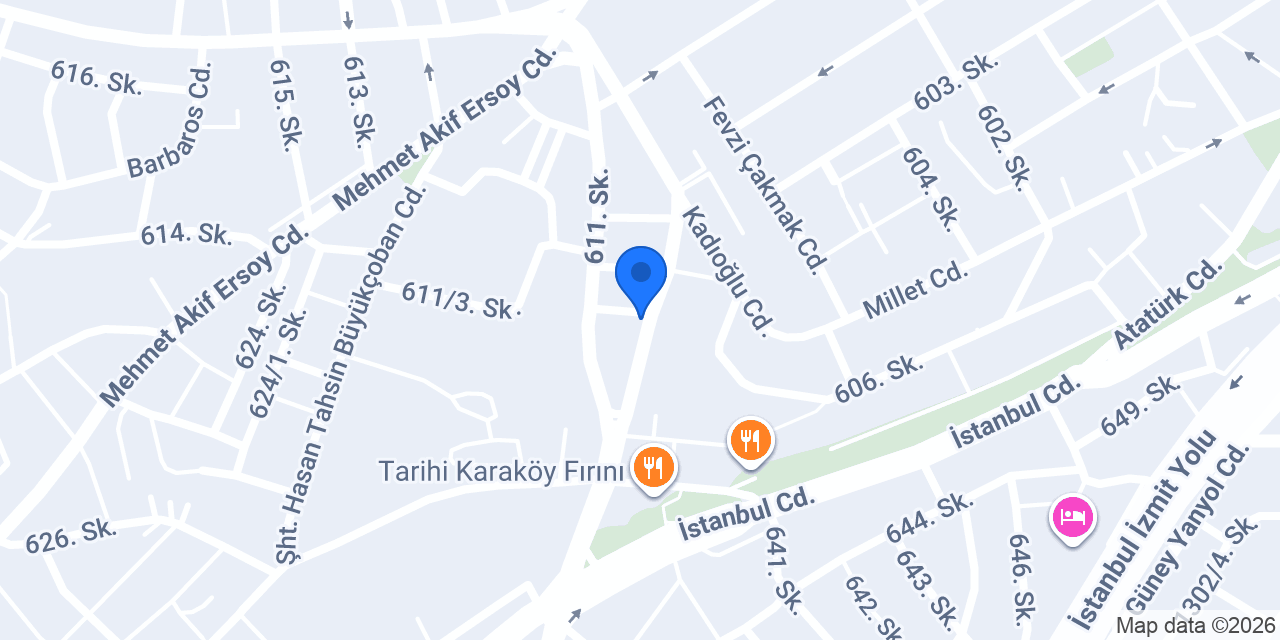 Aras Kargo Palmiye Şubesi konumu