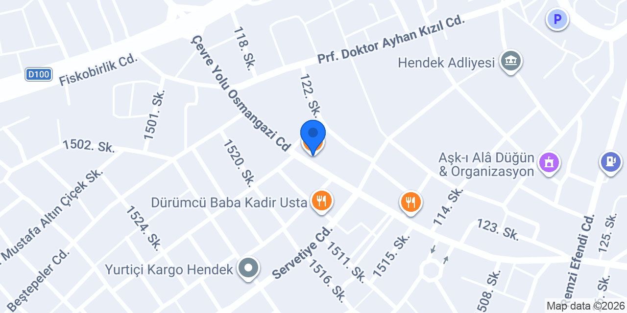 Hendek İG Katık Döner konumu