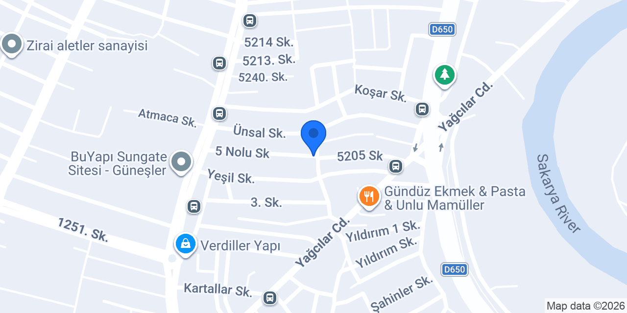 Sakarya Motor Yenileme konumu