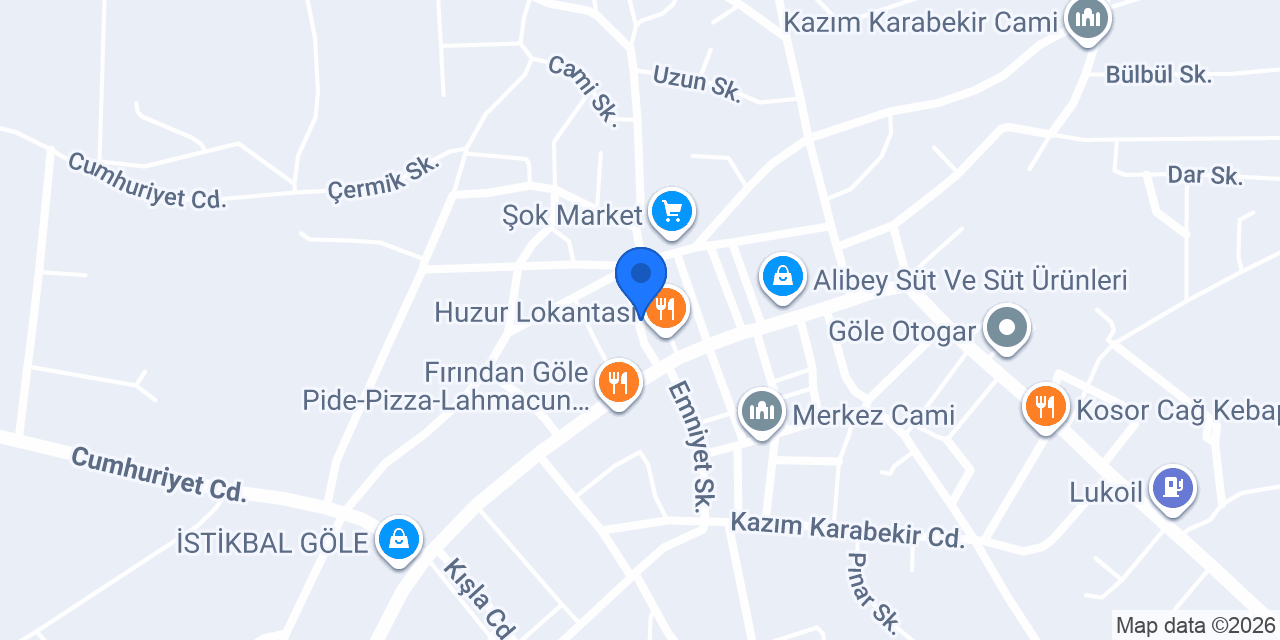 Öz Şahinoğlu Mobilya konumu