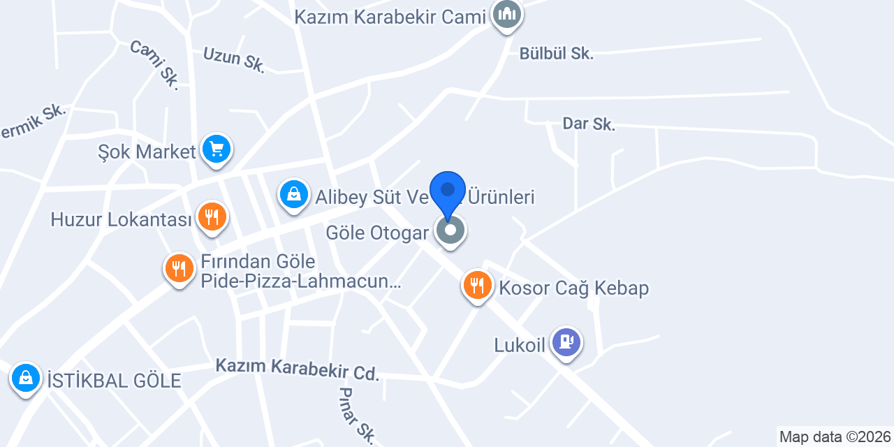 UZMAN VETERİNER KLİNİĞİ -GÖLE konumu