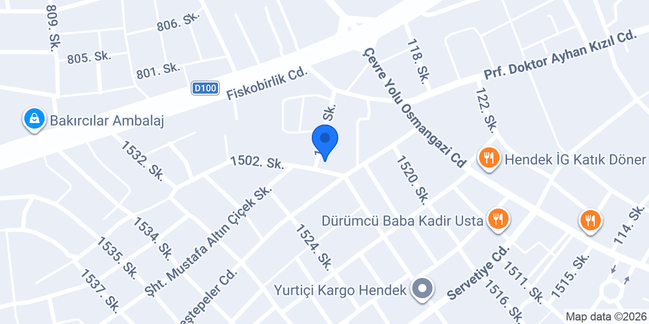 Silinmez Asansör Ltd.Şti konumu