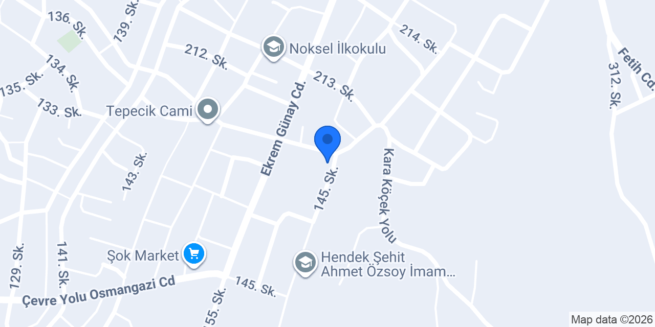 YEŞİL BAHÇE konumu