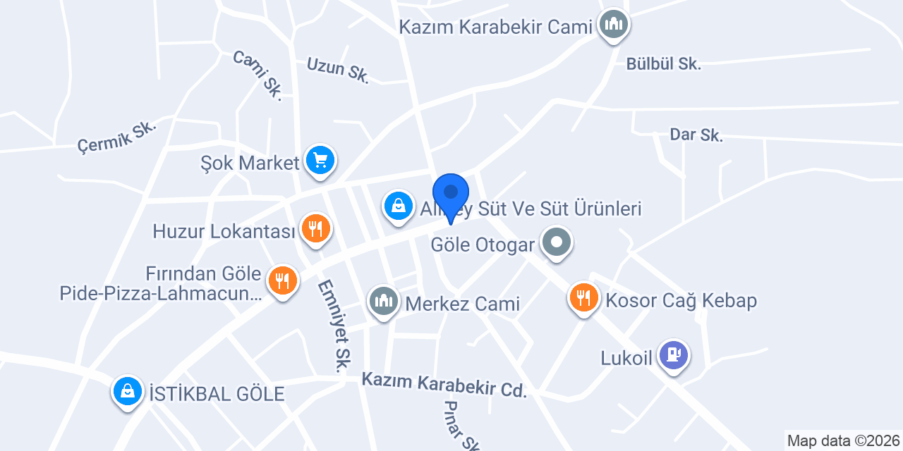 GSB GÖLE GENÇLİK MERKEZİ konumu