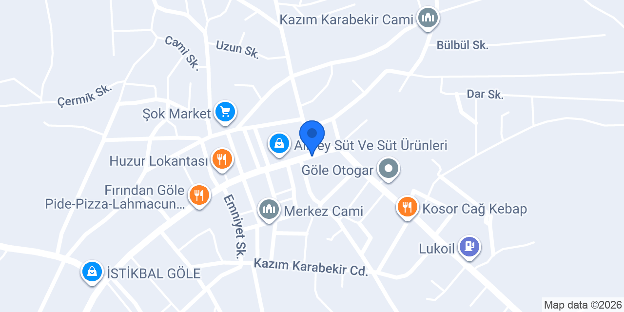 Göle Sürücü Kursu konumu
