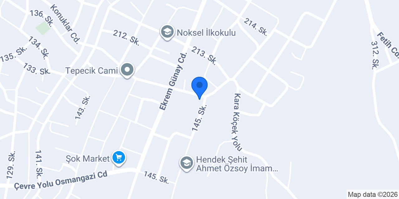Selam Market konumu