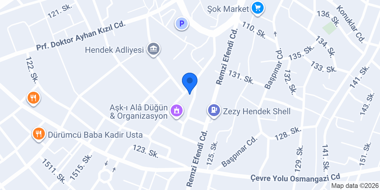 Diyetisyen Şule Şar konumu