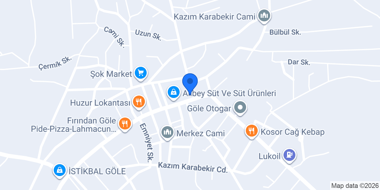 Öz Çapanlar Süt konumu