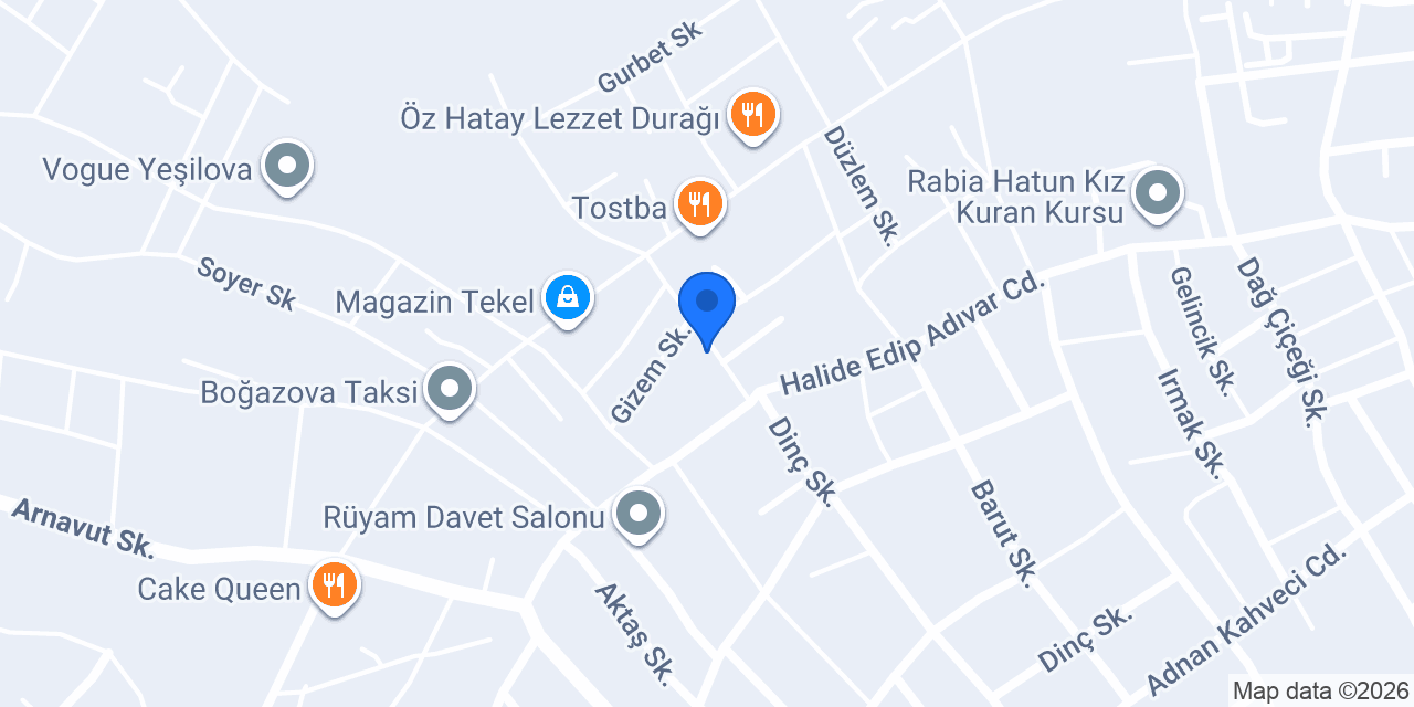 Duygu Davet Salonu konumu