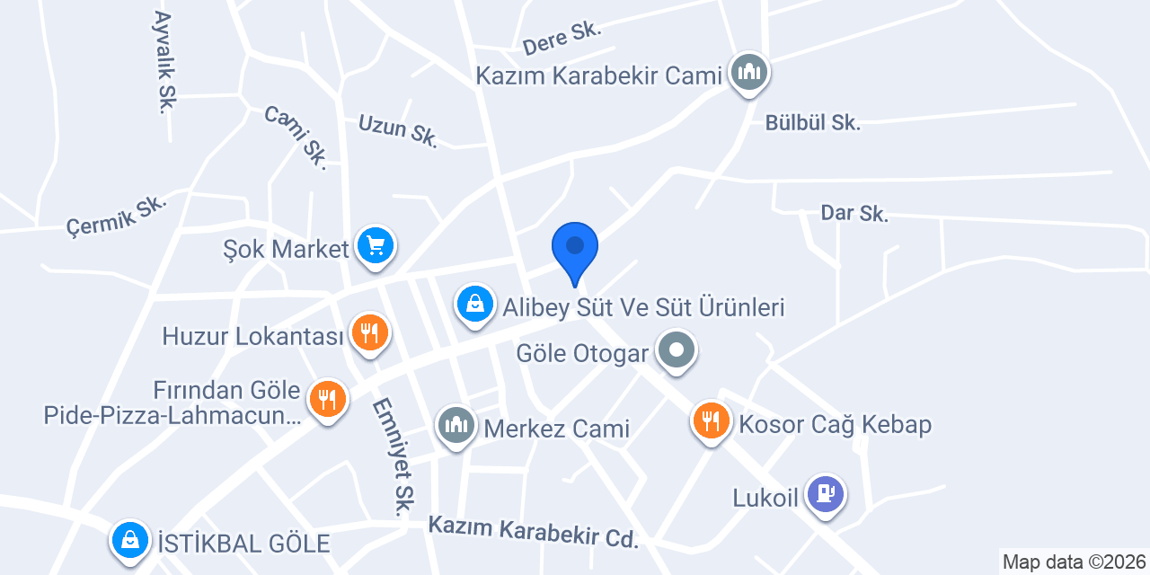 Göle Noterliği konumu