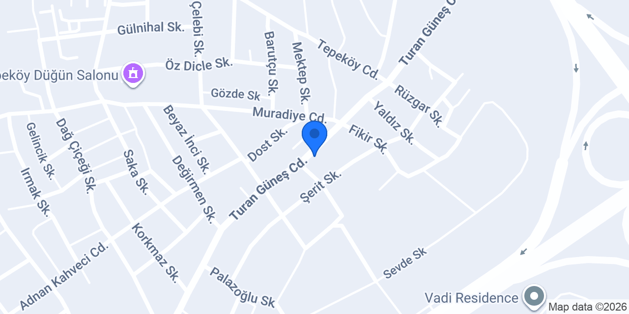 Bedirhan Tesisat konumu