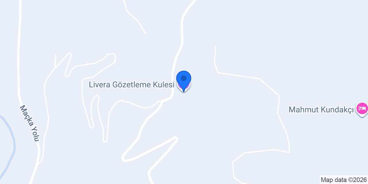 Livera Gözetleme Kulesi konumu