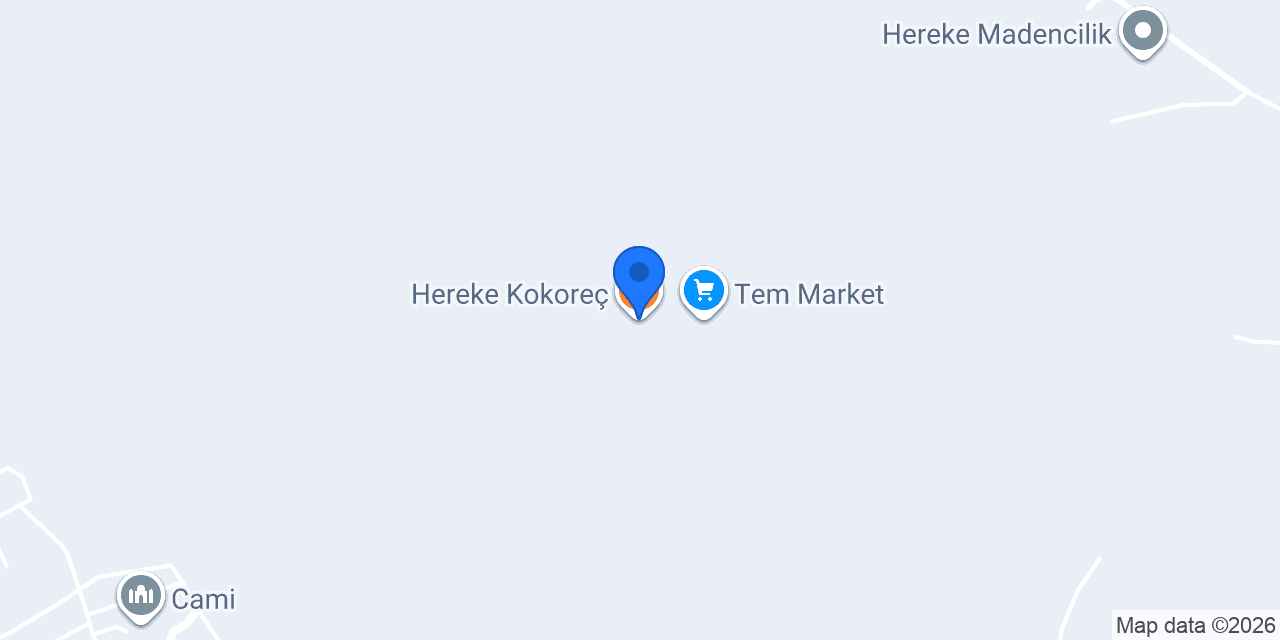 Hereke Kokoreç konumu