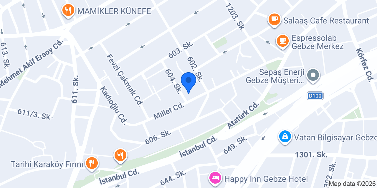 Sena Aktif Yaşam Merkezi konumu