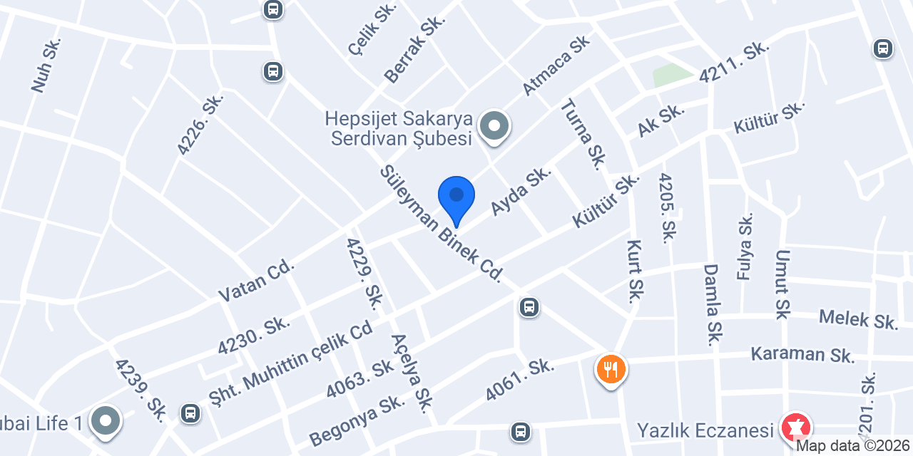 Jumbo Künefe Yazlık konumu