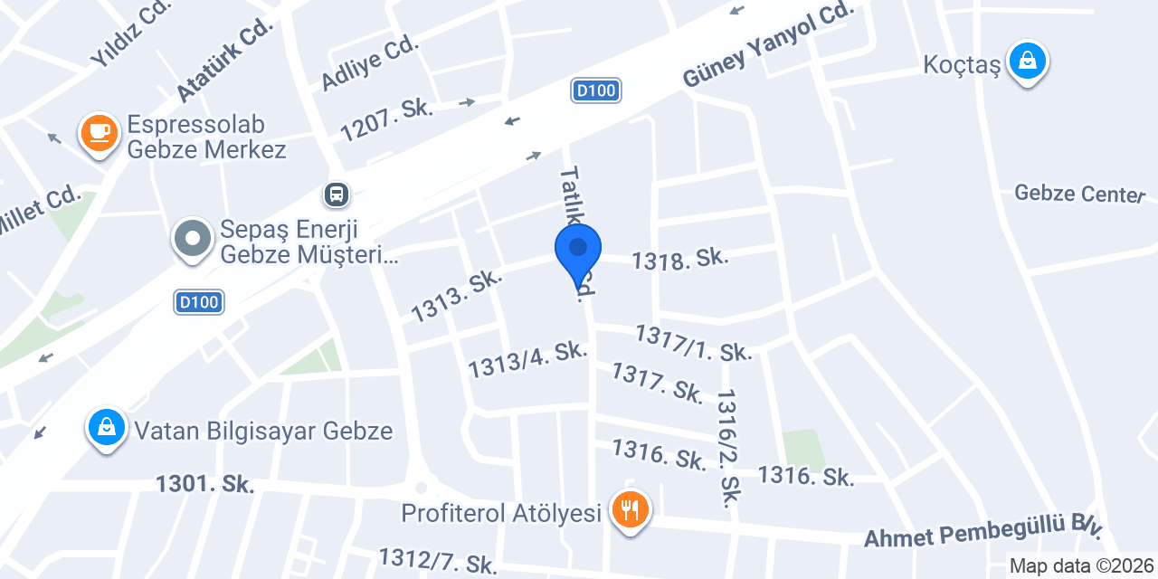 Yekta Soğutma konumu