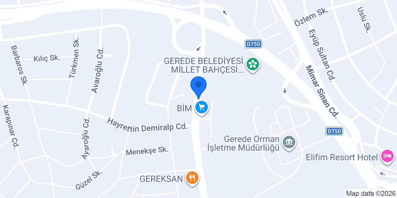 Gerede Oto Kurtarma® konumu