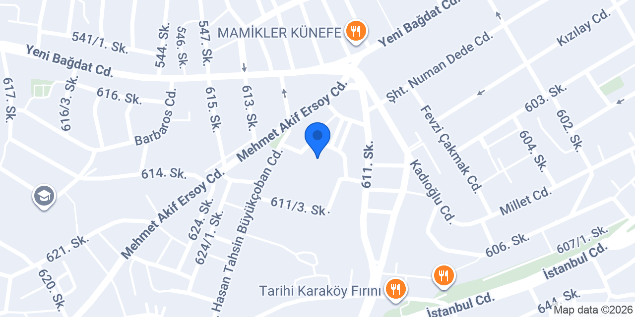 İnönü Ortaokulu konumu