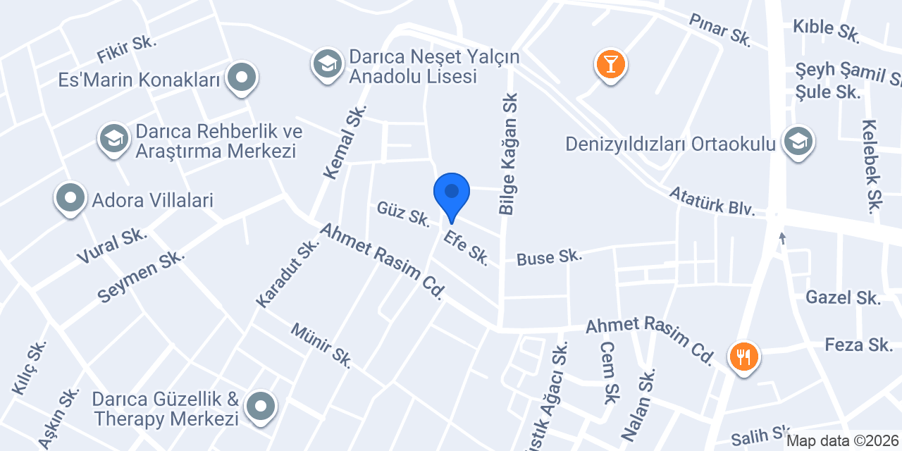Güçtek Makina konumu
