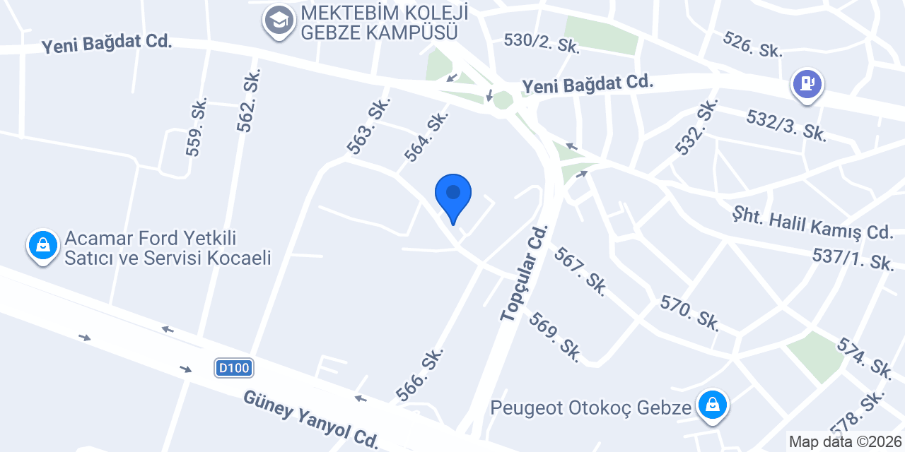 EREM GROUP (GEBZE ŞUBE) konumu